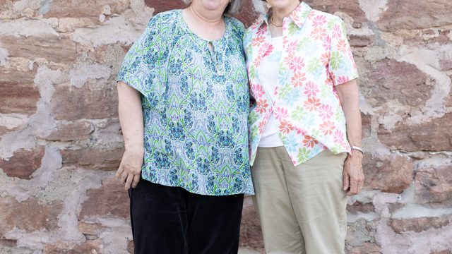 Photograph of Diane Saari and Donna Aberly