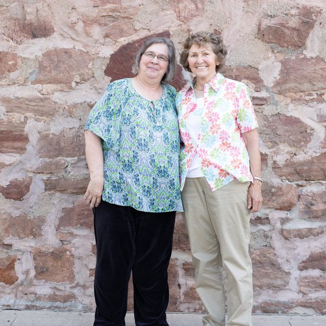 Photograph of Diane Saari and Donna Aberly